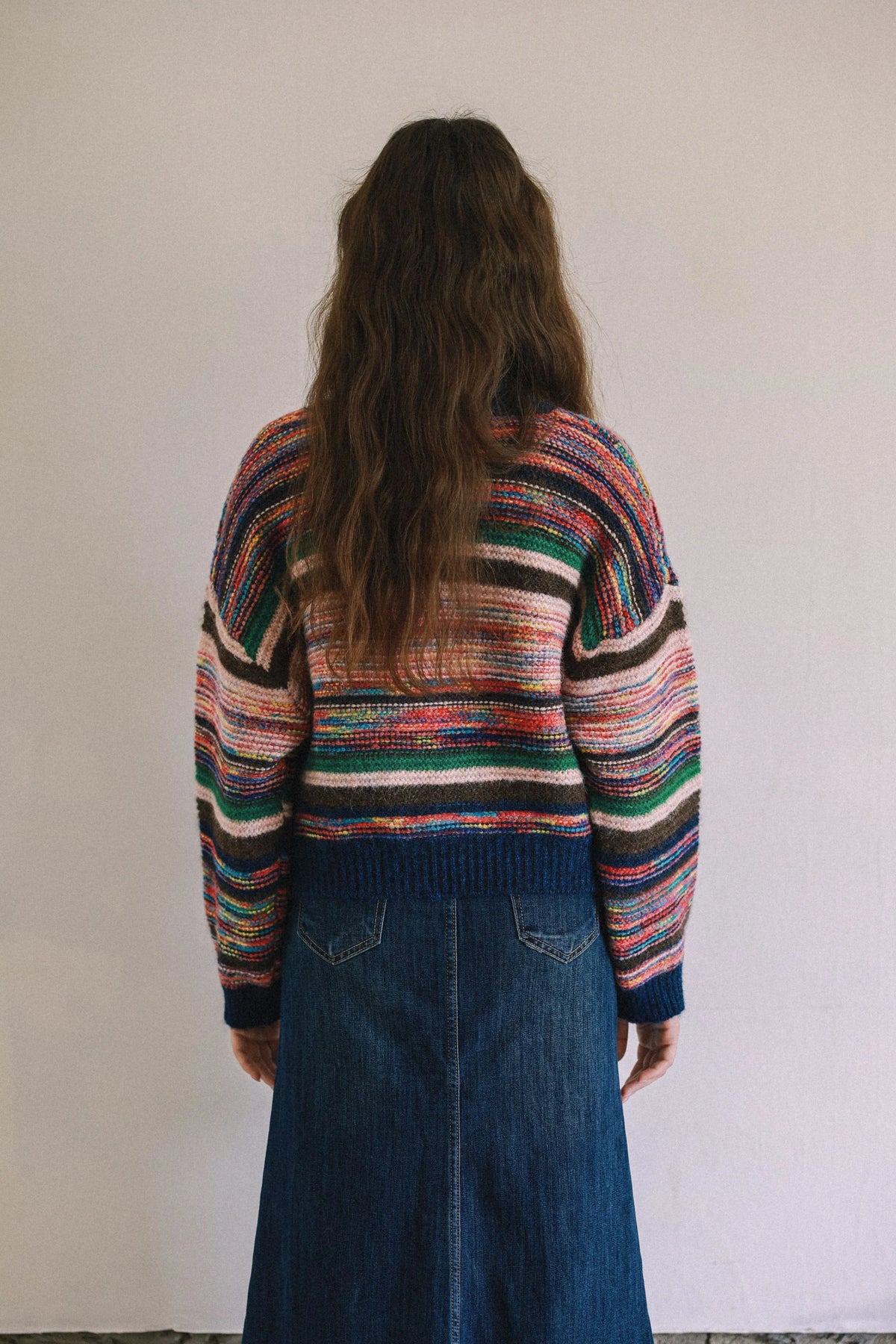 COLOUR MIX CARDIGAN