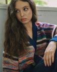 COLOUR MIX CARDIGAN