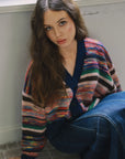 COLOUR MIX CARDIGAN