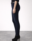 GWEN HIGH-RISE SKINNY IN FALCON BLUE
