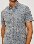 HALE WHIRLING DAISY SHORT SLEEVE SHIRT