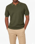 OPEN KNIT POLO