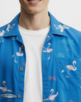 FLOCK OF FLAMINGOS SHORT SLEEVE SHIRT