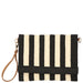 STRIPED STRAW CLUTCH