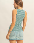 STRIPED RIB TANK