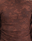 SHEER LACE BOATNECK TOP