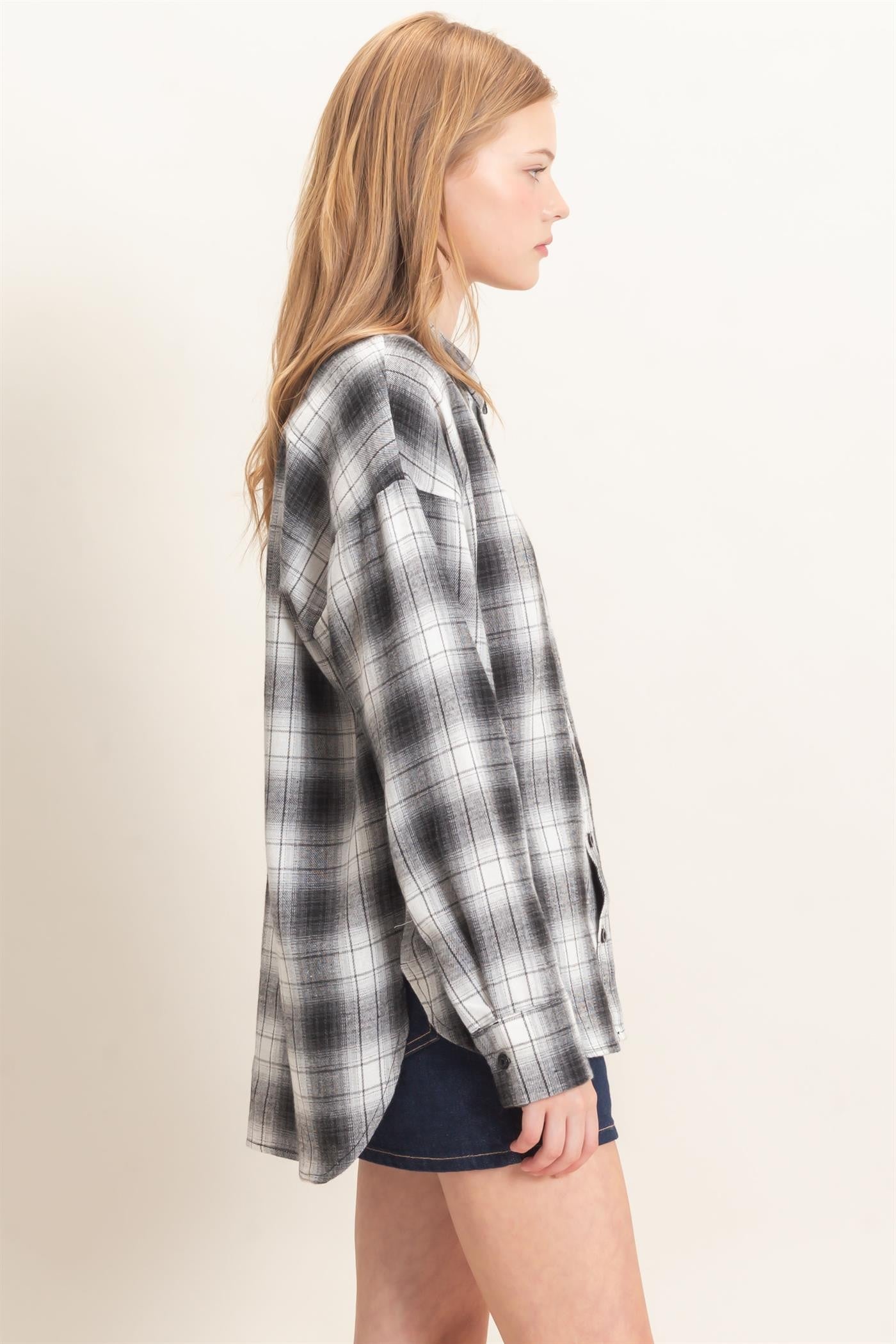 PLAID FLANNEL SHIRT