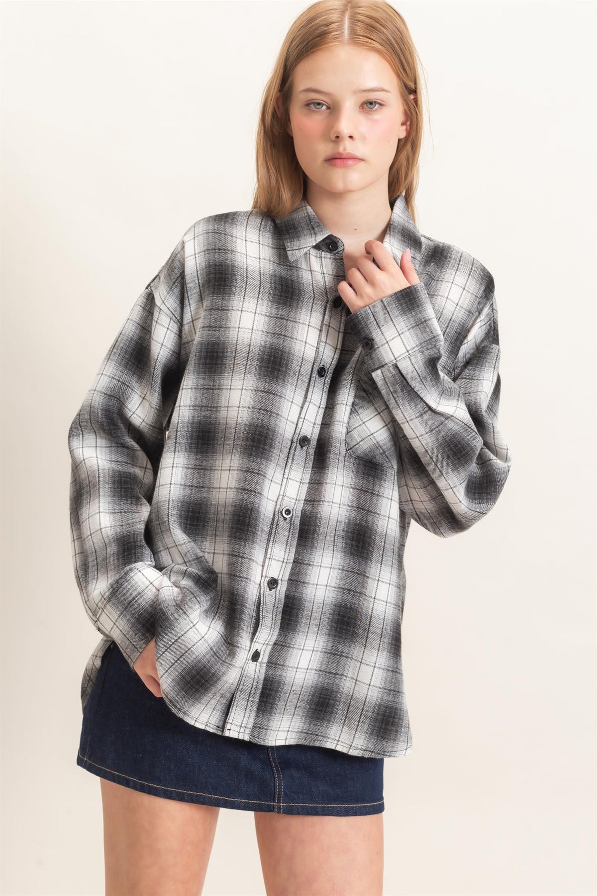 PLAID FLANNEL SHIRT
