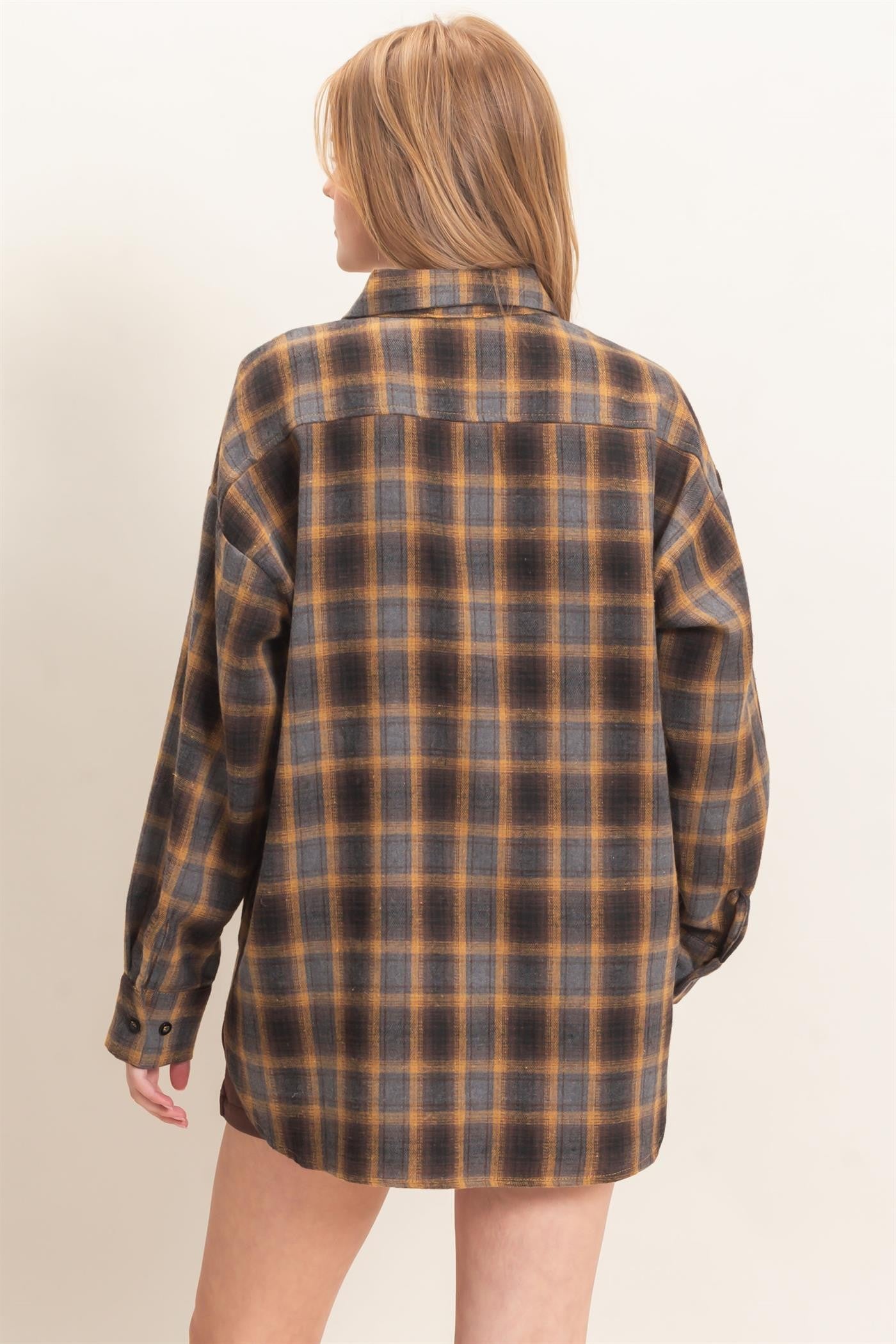 PLAID FLANNEL SHIRT