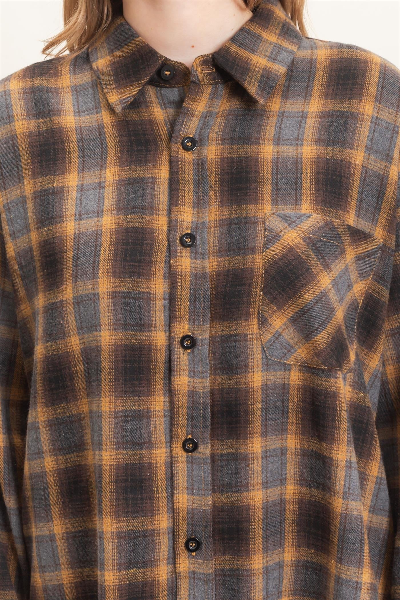 PLAID FLANNEL SHIRT