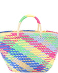 MULTI COLOUR WOVEN TOTE BAG