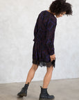 PAISLEY SMOCKED WAIST DRESS