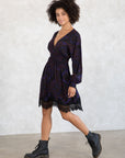 PAISLEY SMOCKED WAIST DRESS