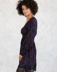 PAISLEY SMOCKED WAIST DRESS