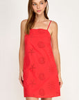 SEASIDE EMBROIDERED DRESS