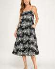 FLORAL EMBROIDERED DRESS