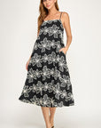 FLORAL EMBROIDERED DRESS