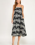 FLORAL EMBROIDERED DRESS