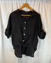 TIE FRONT LINEN SHIRT
