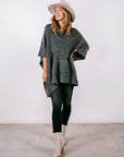 SHAWL COLLAR PONCHO