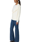 IONI KNIT CARDI WITH OVERSIZE LAPEL