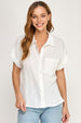 COTTON GAUZE SHORT SLEEVE SHIRT