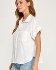 COTTON GAUZE SHORT SLEEVE SHIRT