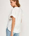 COTTON GAUZE SHORT SLEEVE SHIRT