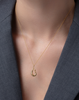 MINI EGRET PENDANT NECKLACE