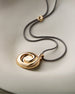 NICO MIRROR PENDANT ROPE NECKLACE