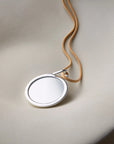 NICO MIRROR PENDANT ROPE NECKLACE