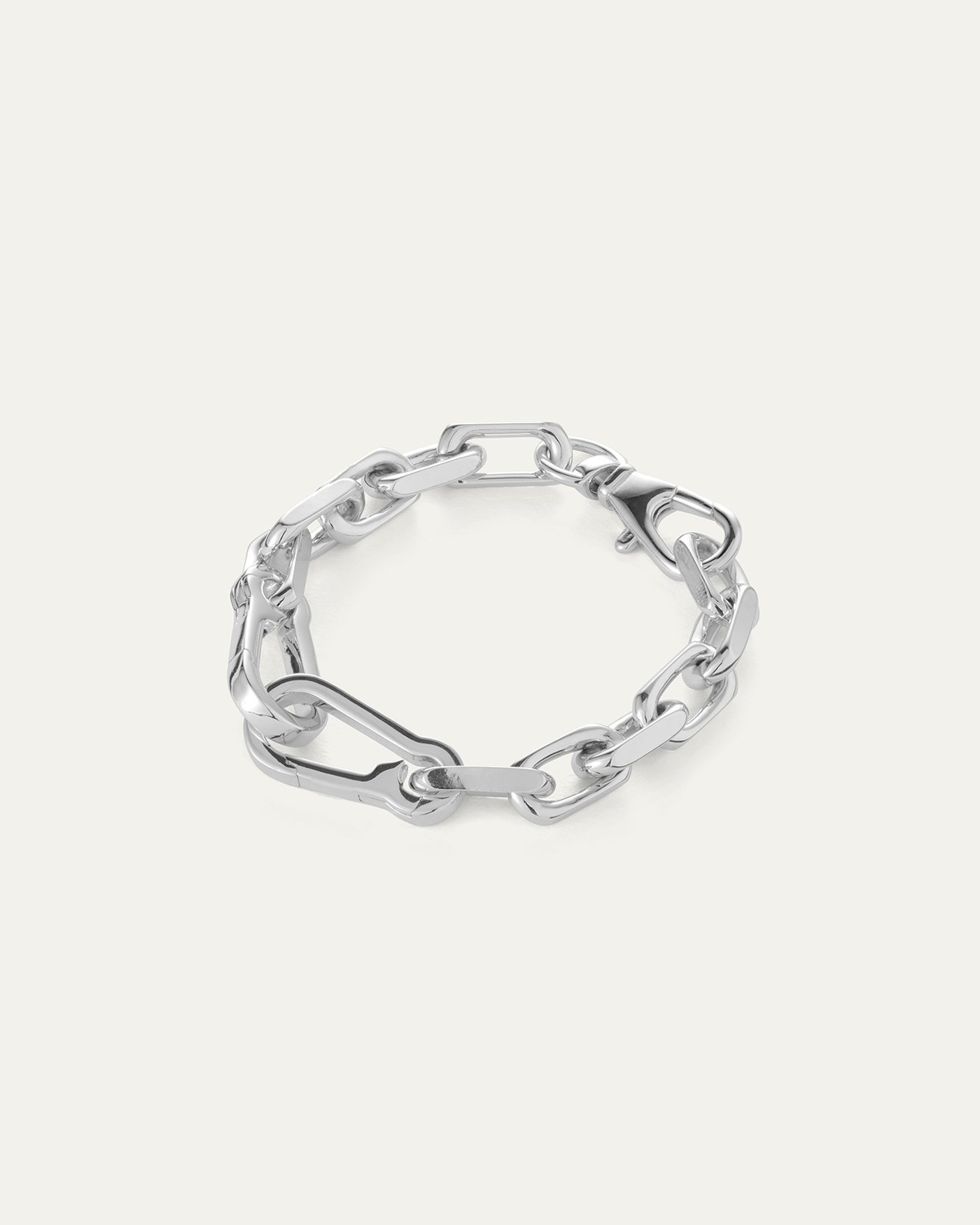 PADLOCK HEART CHAIN BRACELET