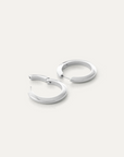 jenny bird toni hinged hoops silver