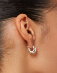 MINI TOME HOOP EARRINGS