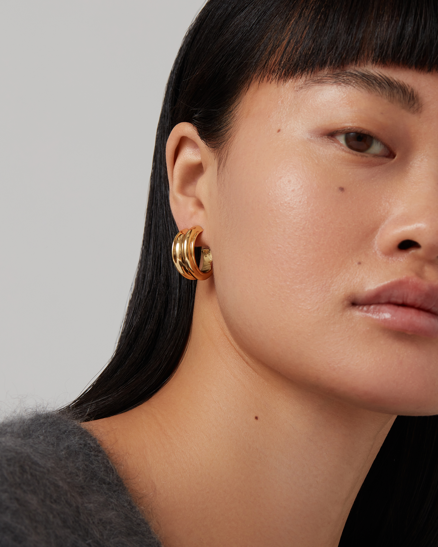 LARGE LENNON HOOPS