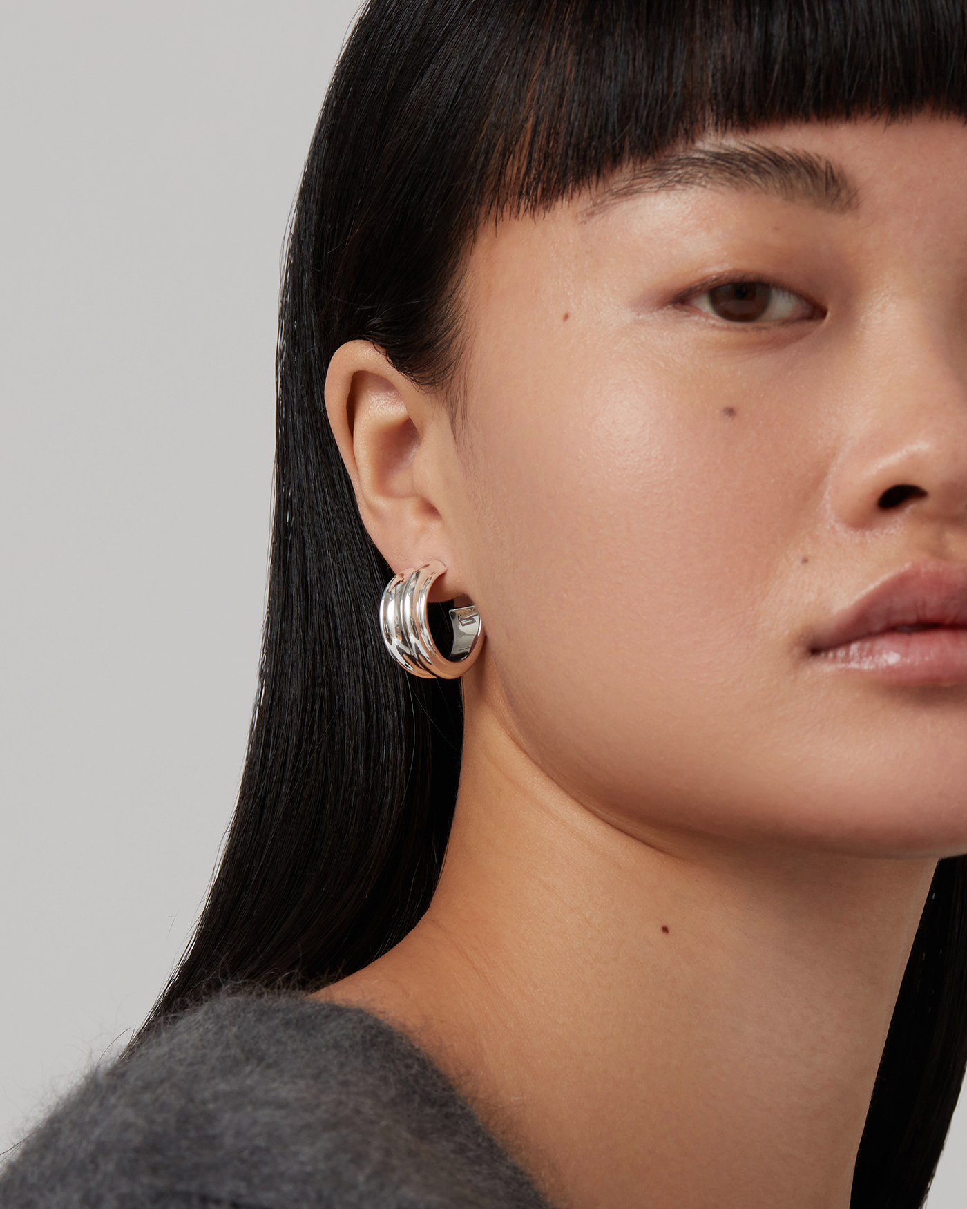 LARGE LENNON HOOPS