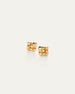 MINI WOVEN SQUARE EARRINGS