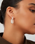 PUFFY DETACHABLE LINK EARRINGS