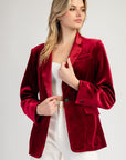 VELVET BLAZER