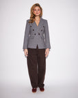 JODI HOUNDSTOOTH BLAZER