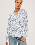 JOSEPHINE NAUTICAL CHAINS LONG SLEEVE SHIRT
