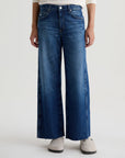 SAIGE WIDE LEG CROP IN WATERMIST