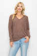 SLUB FINE KNIT DOLMAN TOP