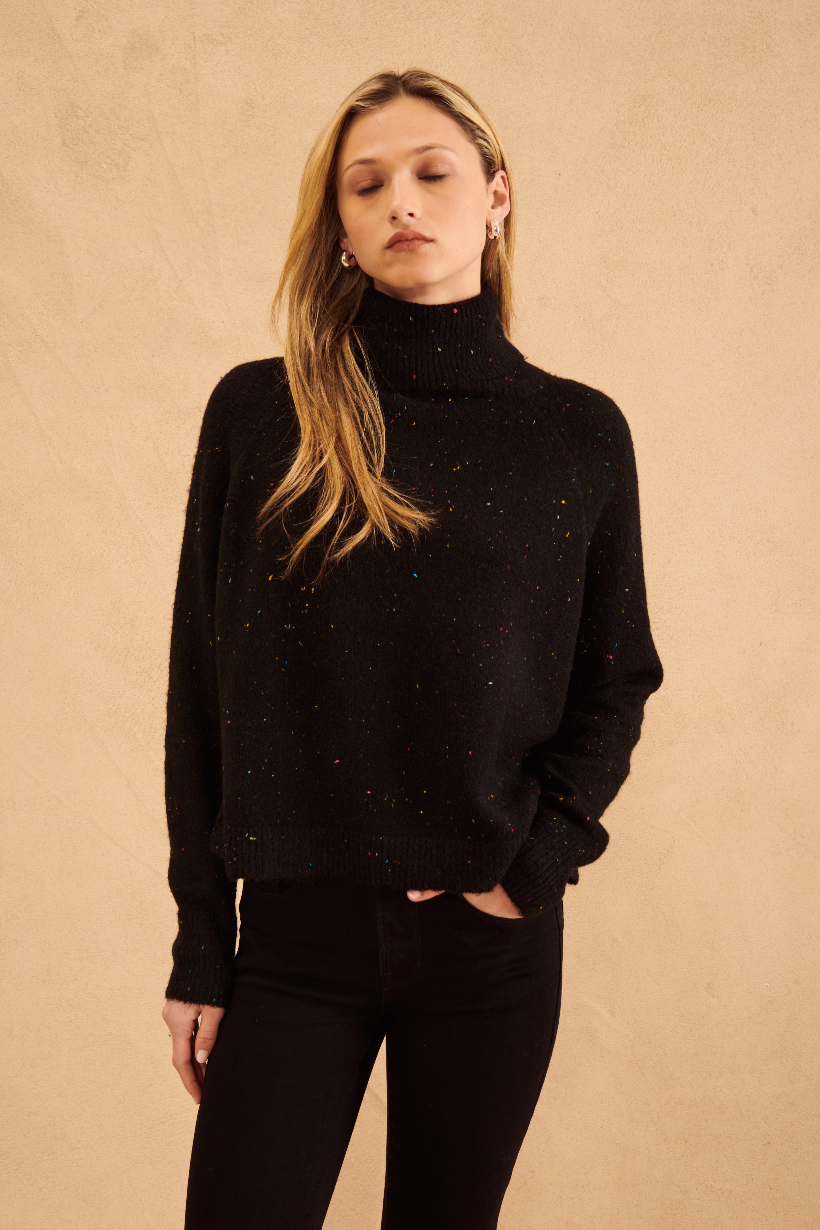 EMMETT SLOUCH NECK SWEATER