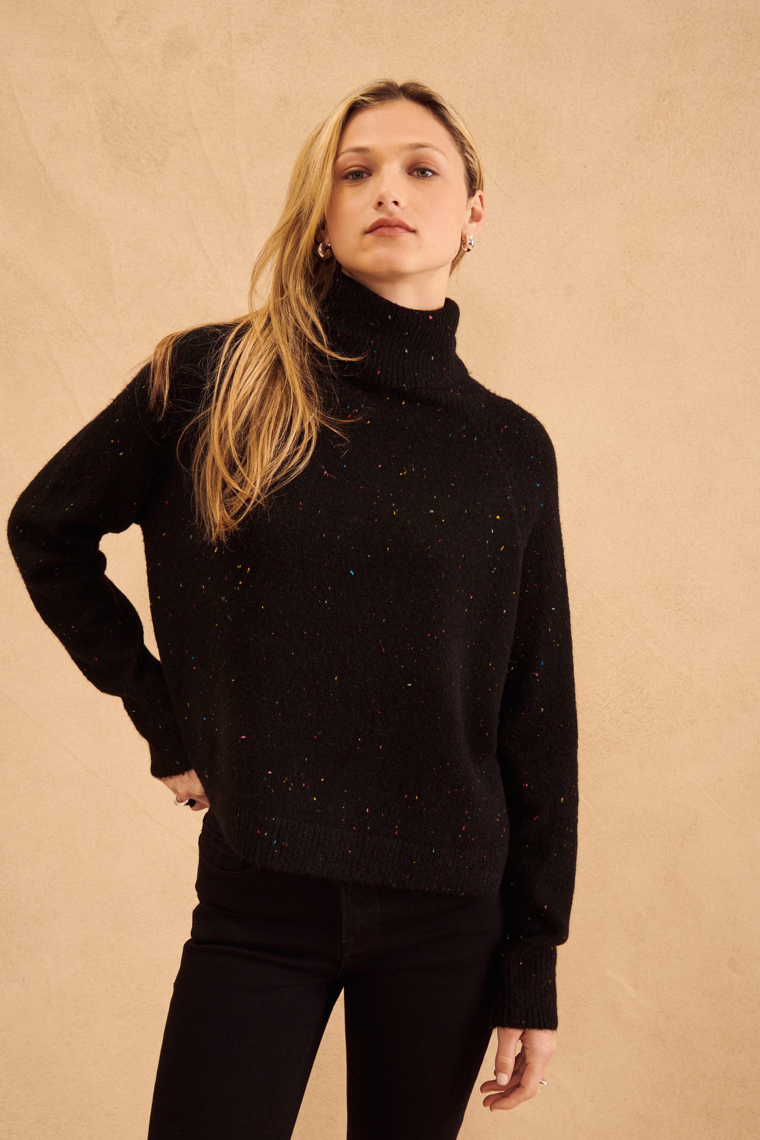 EMMETT SLOUCH NECK SWEATER