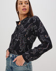 KATE JAGUARS SILK LONG SLEEVE SHIRT