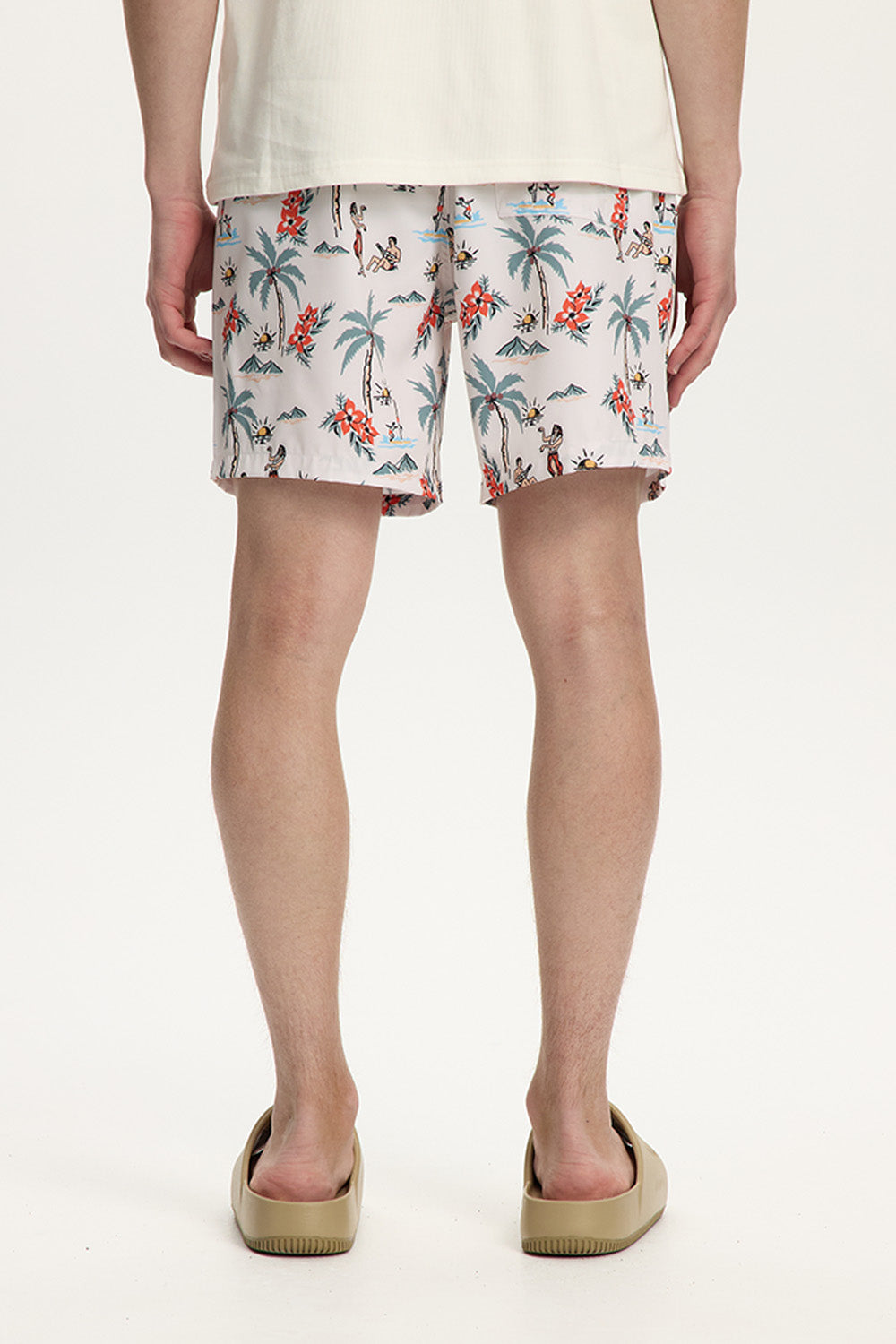 HAWAII AOP SWIM SHORTS