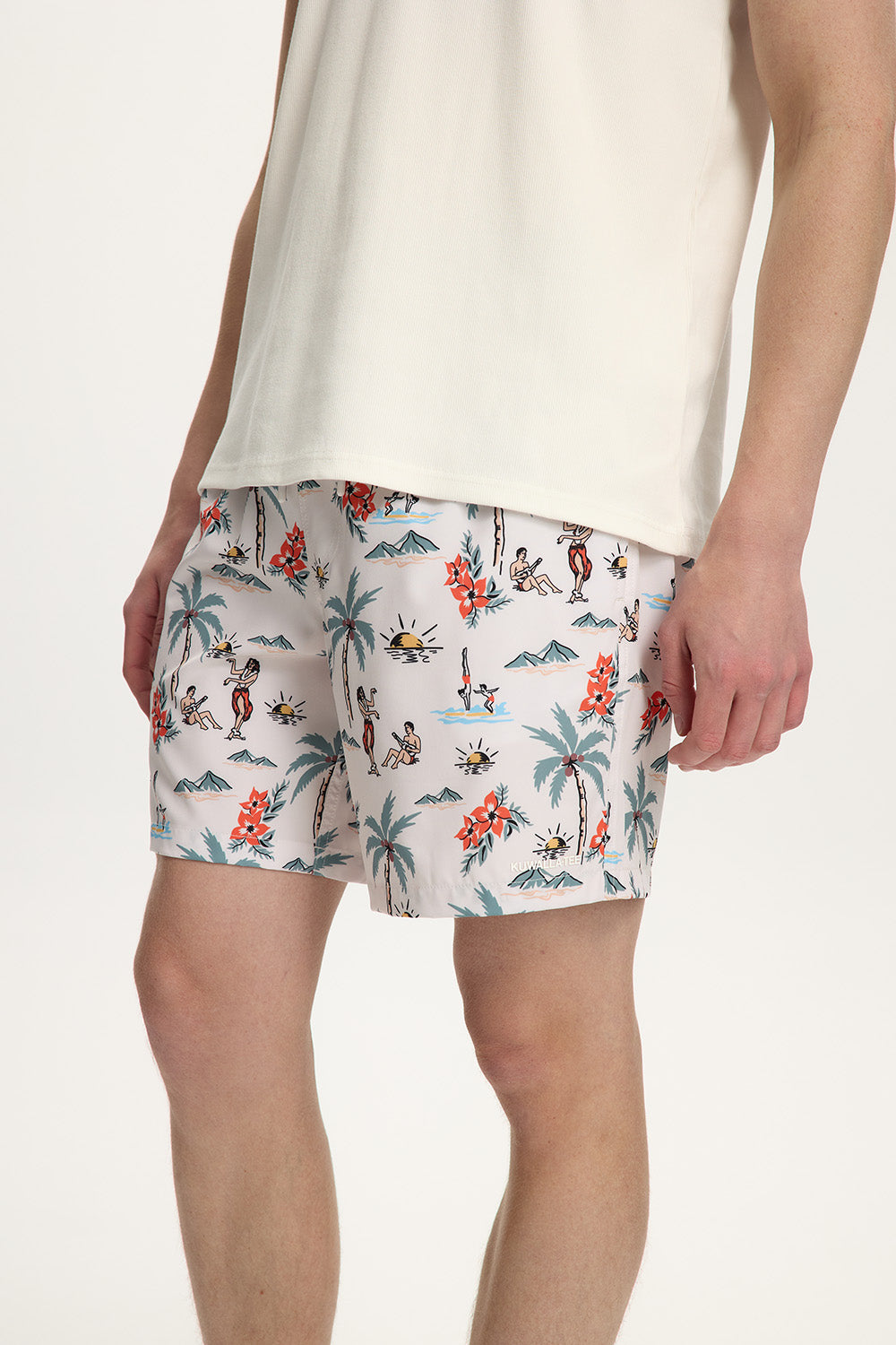 HAWAII AOP SWIM SHORTS