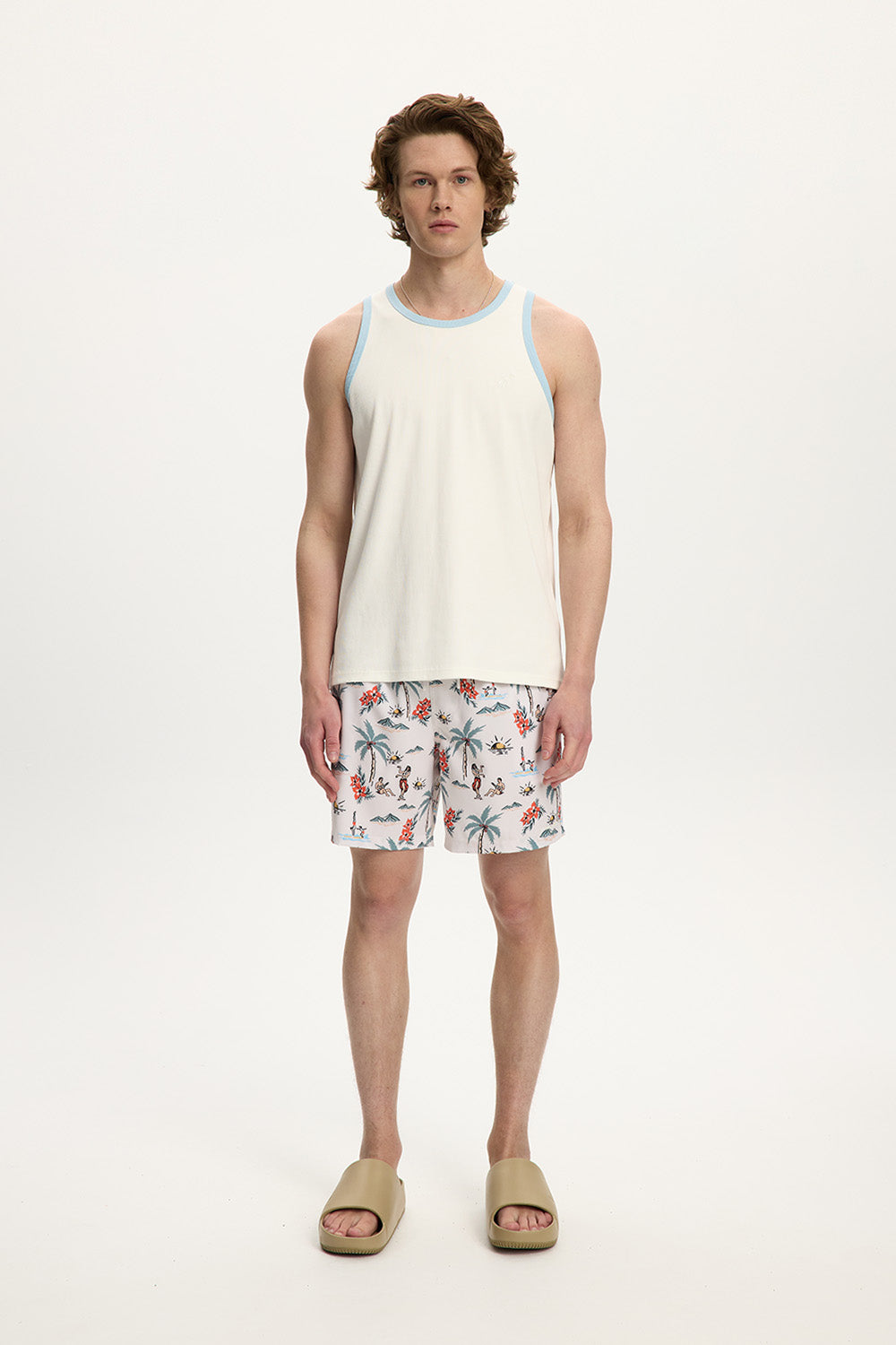 HAWAII AOP SWIM SHORTS