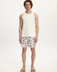 HAWAII AOP SWIM SHORTS